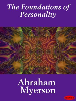 cover image of The Foundations of Personality